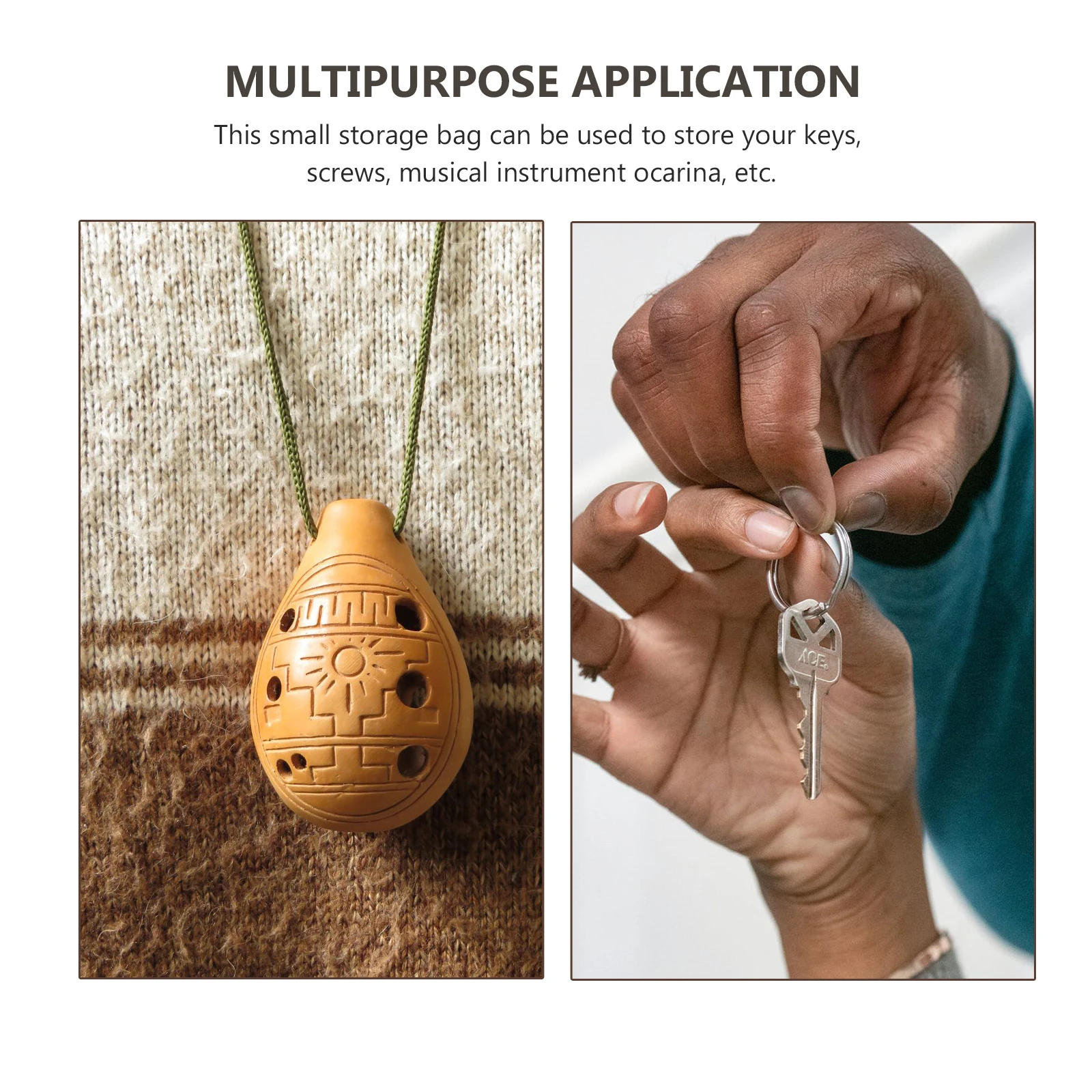 

5 Pcs Ocarina Protection Bag Storage Accessories for Pouch Oxford Cloth Reusable Carrying Case Water Proof