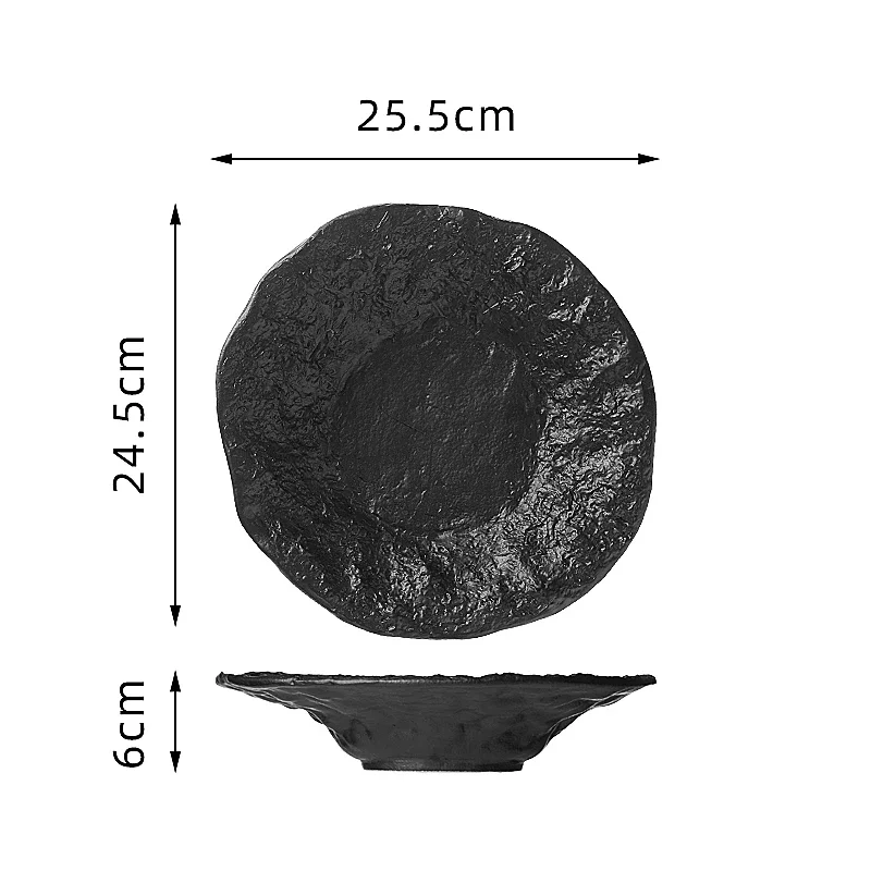 High-grade Western Food Plate Creative Ceramic Pasta Plate Salad Plate Artistic Conception Tableware Soup Plate Restaurant Plate view 6
