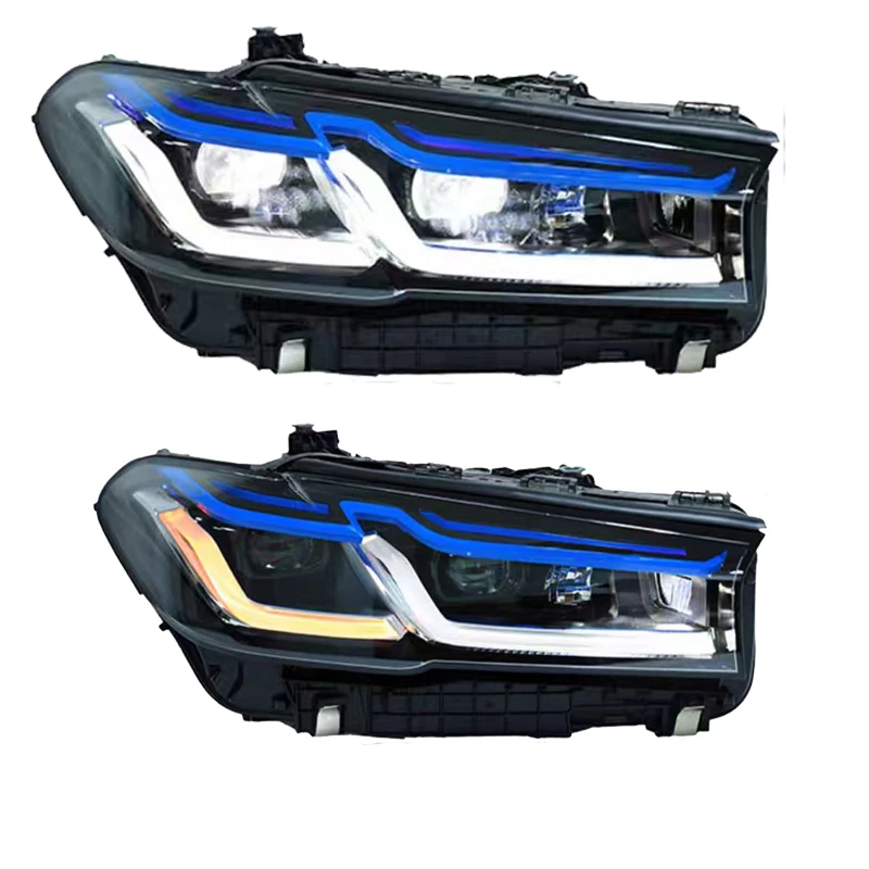 

For BMW 5 Series G30 F90 2018-2023 Full LED Headlight Upgrade M5 High-End Blue Laser Headlight Compatible with G38