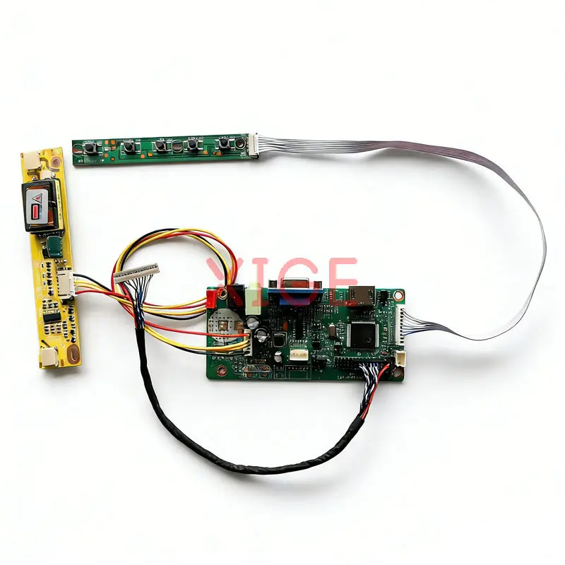 

Для CLAA150XP01F CLAA150XG09 CLAA150XP01 CLAA150XP01Q комплект платы контроллера ЖК-дисплея DIY 1024x768 2-CCFL LVDS 20-контактный HDMI + VGA 1024*768