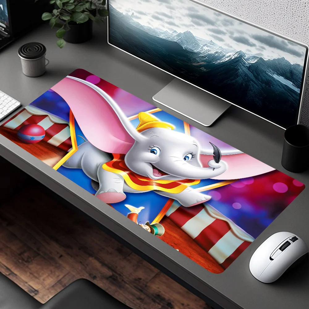 Imagem -04 - Disney Dumbo Non-slip Mouse Pad Pele Personalizada Escritório Computador Tapete de Mesa Mesa Teclado Grande Mouse Pad Almofada Laptop