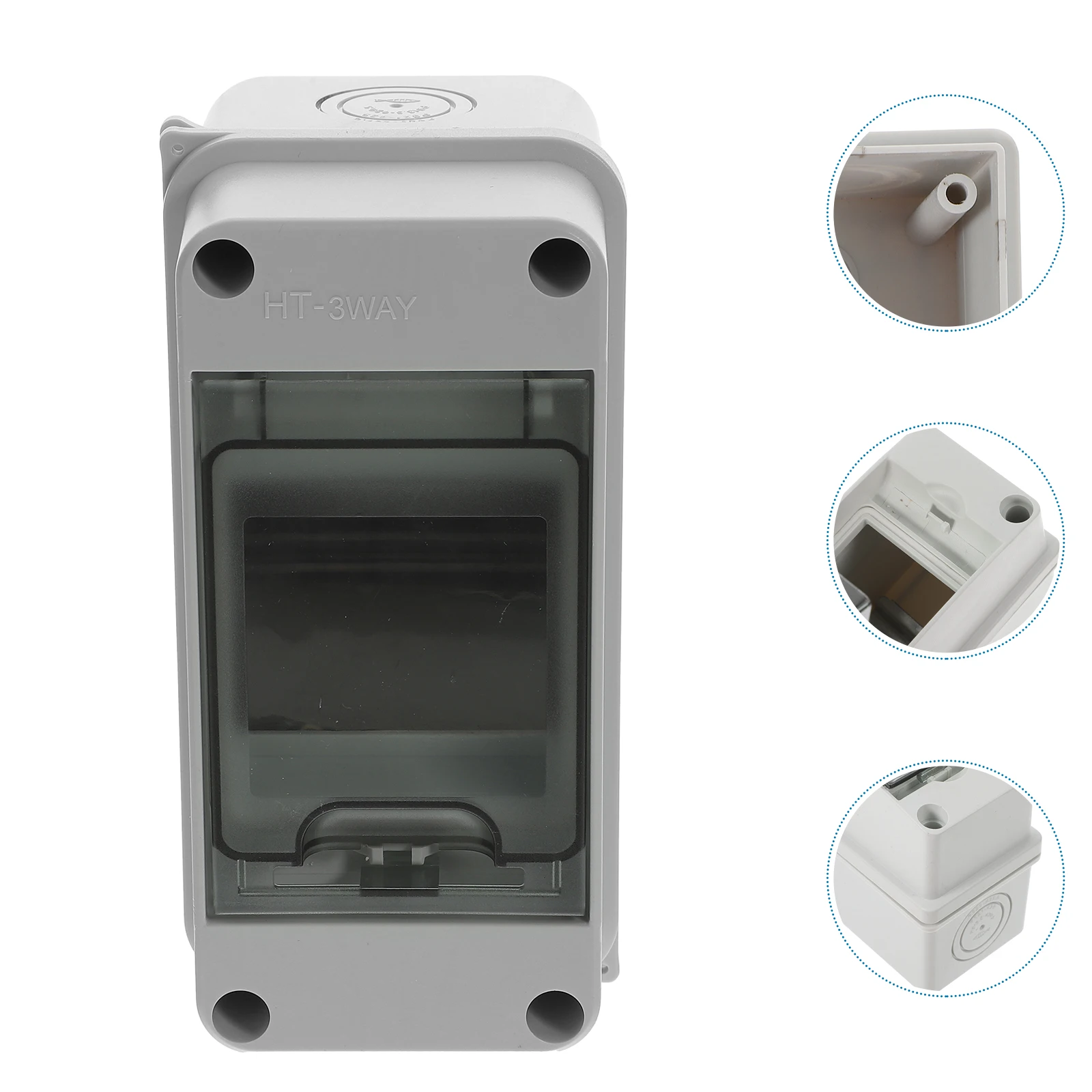 

Distribution Protection Box IP65 Waterproof Electric Enclosure Circuit Breaker Boxes Outdoor Indoor Use Junction Box