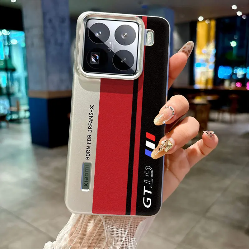 حافظة هاتف لهاتف Xiaomi 14 14 Pro 15 15 Pro مطلية بكاميرا ملونة ومضادة للسقوط ومضادة لبصمات الأصابع