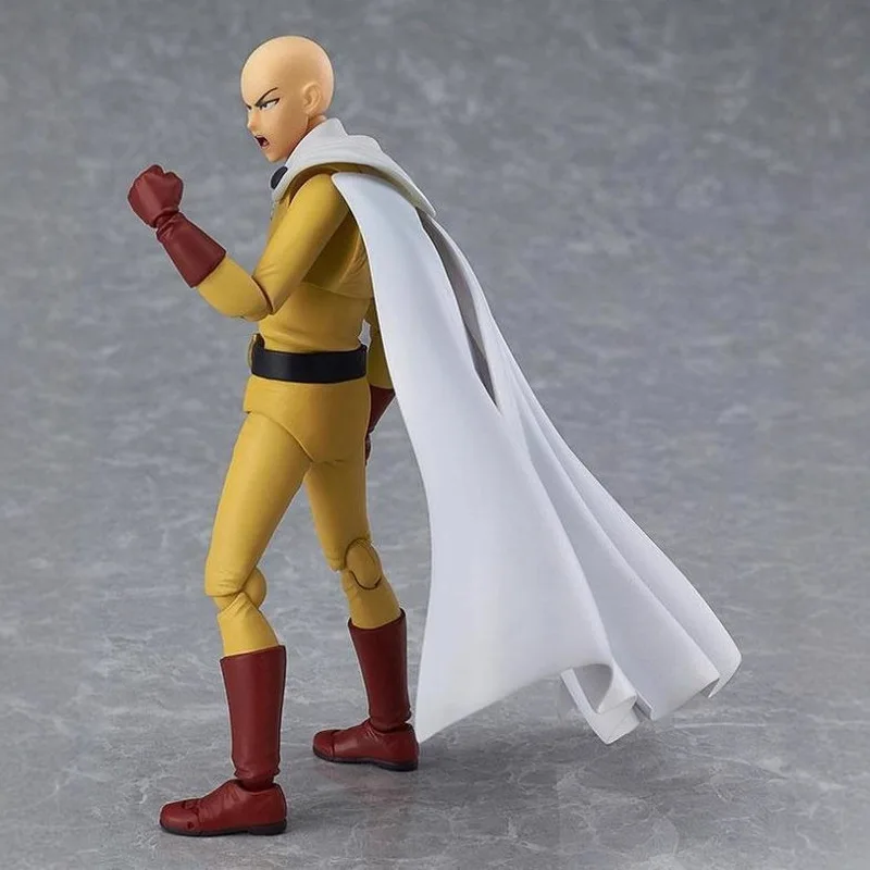 Nowa figurka Figma 310 One Punch Man Saitama Amazing Yamaguchi Revoltech Saitama Dostępna od ręki Anime Figurki Akcji Kolekcjonerskie Model Zabawka Prezent