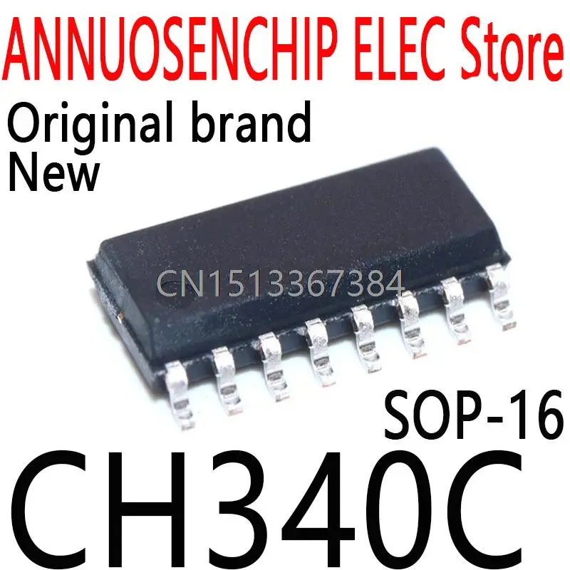 100PCS New and Original CH340 SOP-16 CH340C 