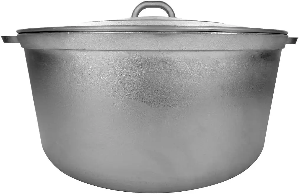9900 Super Quality Aluminum Caldero,Dutch Oven, 51 QT,Silver (55cm (21.7-Inch))