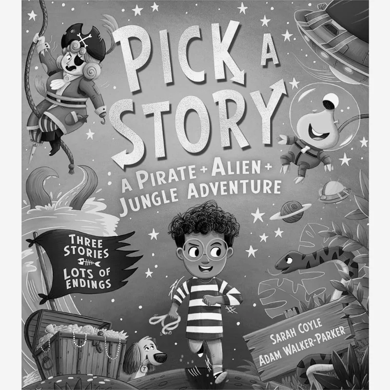 

Pick A Story A Pirate Alien Jungle Adventure Sarah Coyle FARSHORE 9781405299046 Book