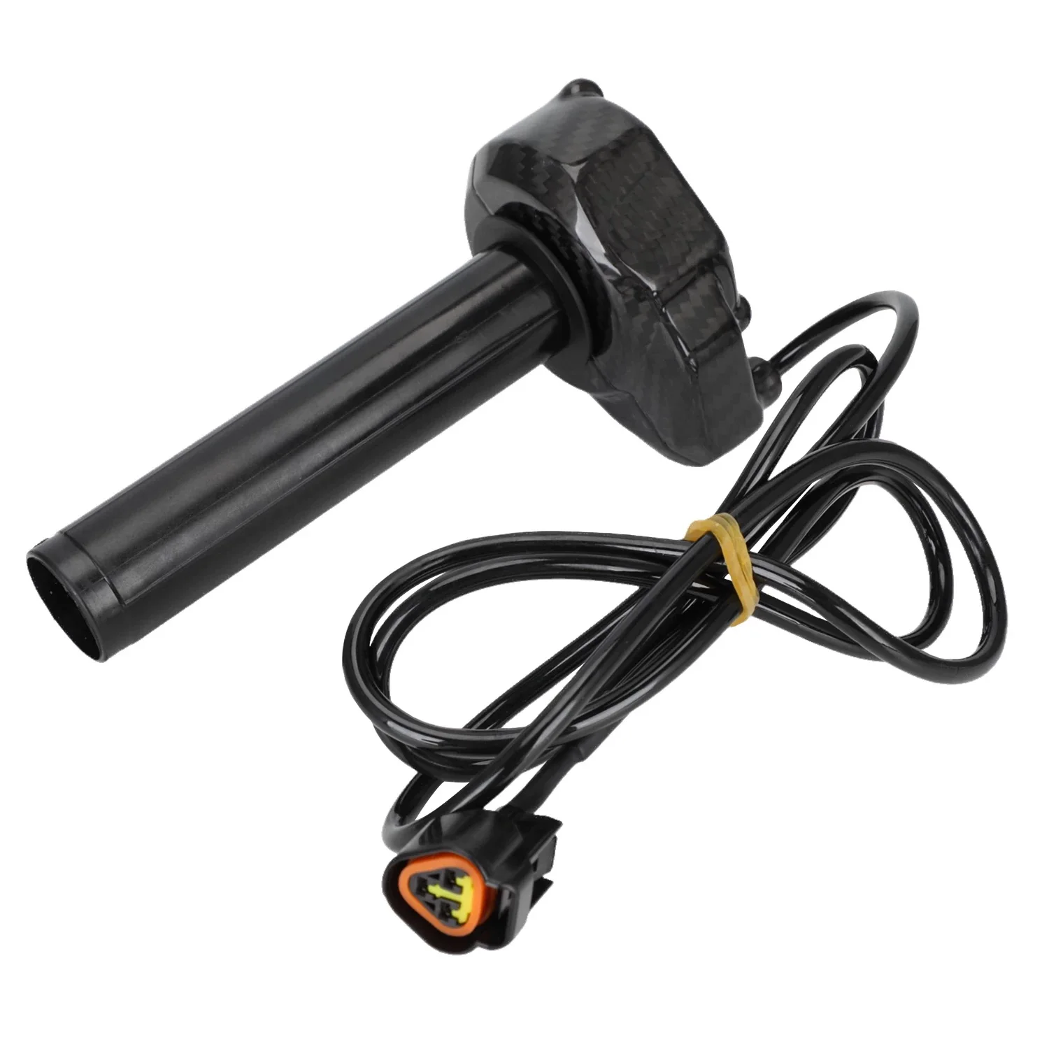 Premium Carbon Fiber Style Electronic Throttle Assembly for Light Bee / Segway X260 Plug & Play 3Pin Waterproof Connector