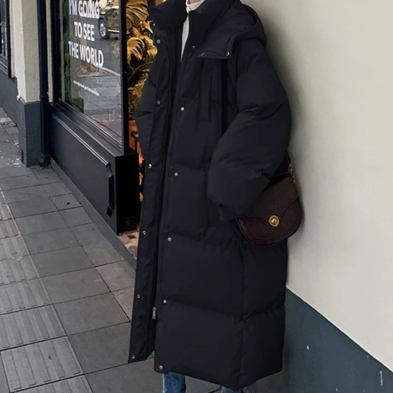 ملابس قطنية سميكة للنساء 2025 ملابس شتوية جديدة ملابس قطنية طويلة للركبة شتوية