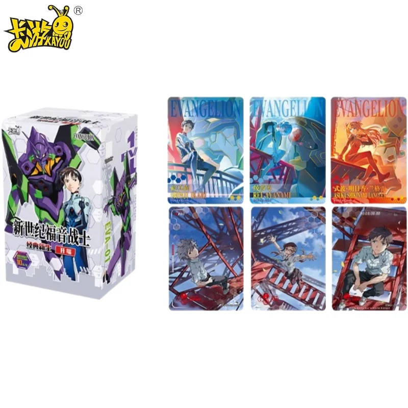 

Набор карт KAYOU Evangelion — Asuka Langley, Rei Ayanami, Shinji Ikari, EVA Mech Beginning Collection Коллекционные коллекционные карточки аниме