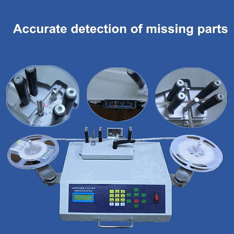 

Automatic SMD Component Counter Adjustable Speed Count Machine for Resistance IC Chip Inductance Capacitor Electronic