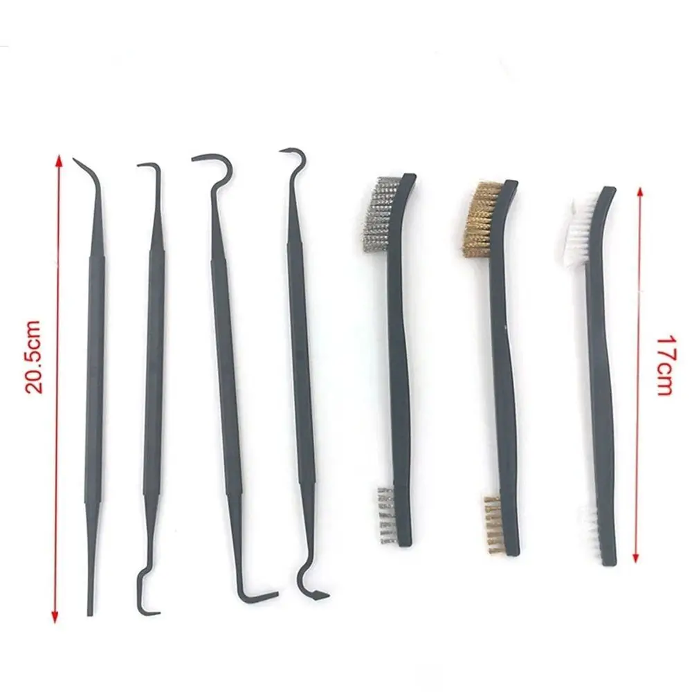 

7Pcs Pick and Brush Nylon Pick Wire Brushes Auto Detailing Brushe Car Detailing Car Cleaning Tool Car Cleaning Brushes