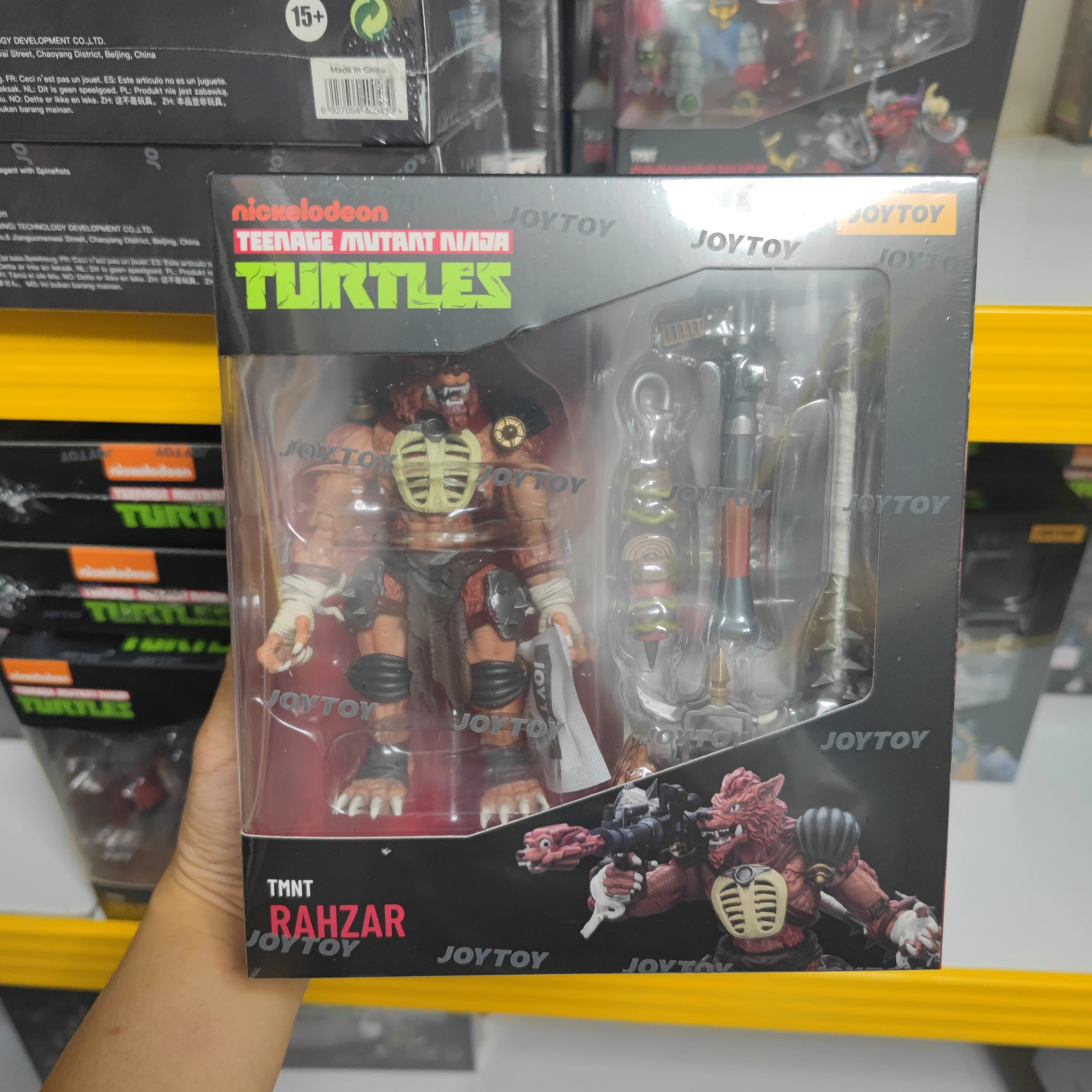 

【Доставка в течение 24 часов】Фигурка JOYTOY 1/18 TMNT Rahzar Dirtbag Groundchuck, модель фигурки 1/18