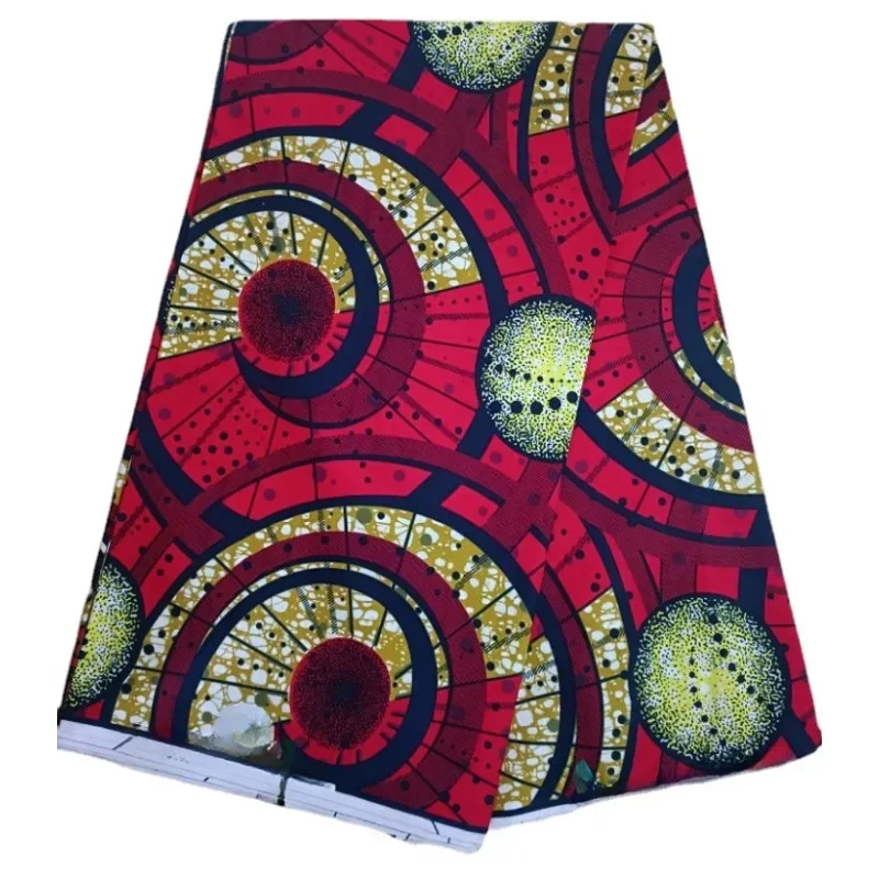 Ankara Wax Fabric 2024 High Quality African Wax Print Fabric 100% Cotton Soft African Guaranteed Veritable Real Wax for Dresses