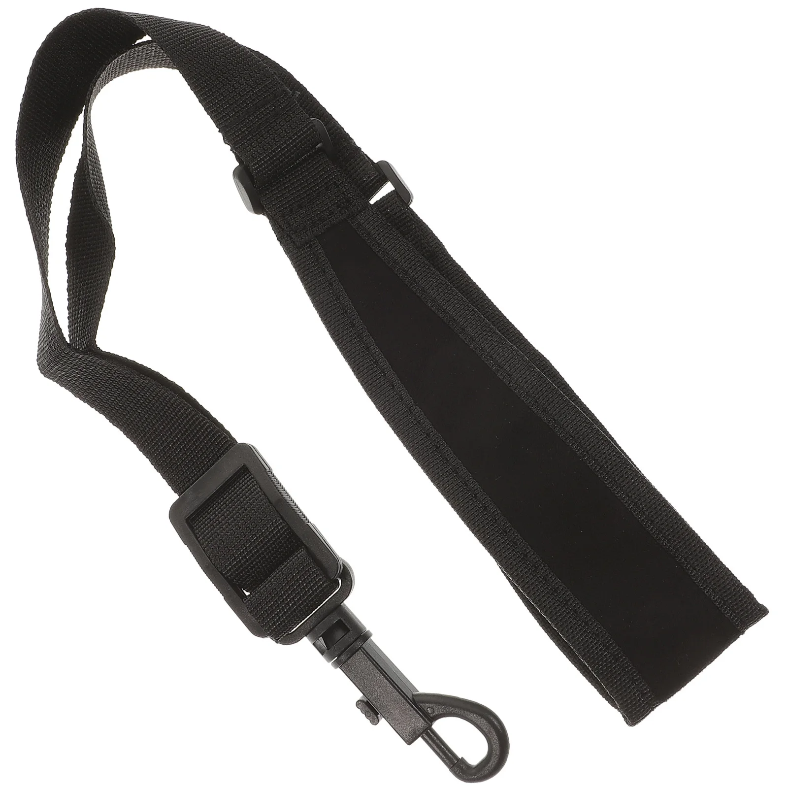 색소폰 나일론 넥 스트랩 블랙 조절 가능 내구성 경량 휴대용 디자인 여행용 탄성 후크 야외 사용
