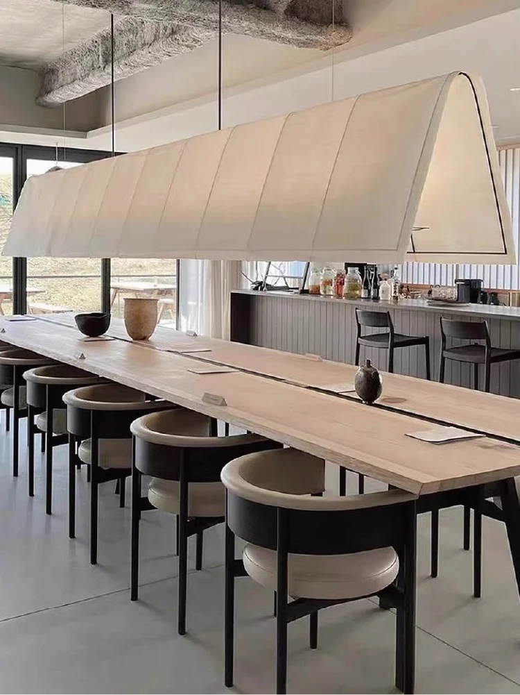 Japanese Zen Dining Room Fabric Pendant Lights Wabi Sabi