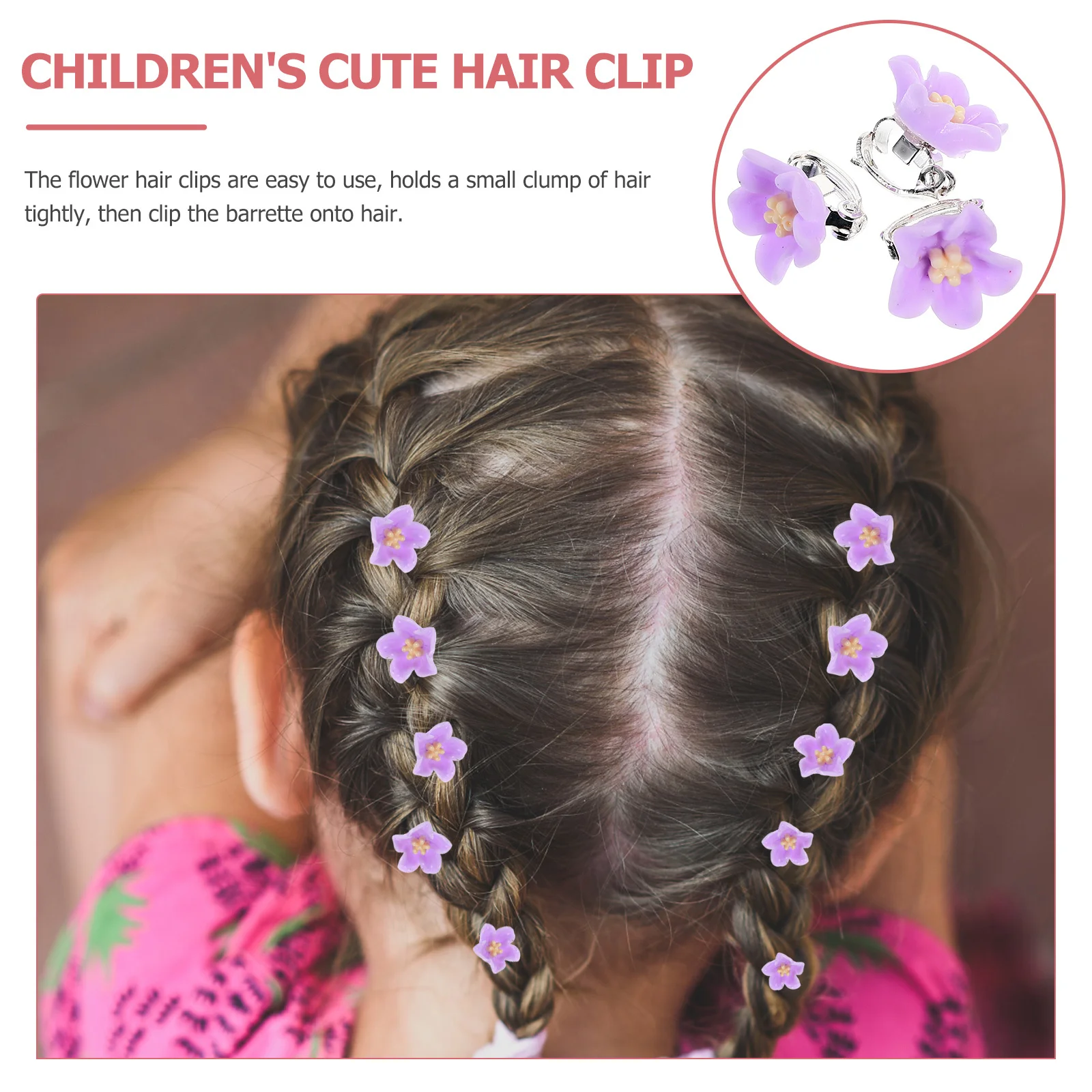

30Pcs Mini Flower Claw Clips Small Hair Clips for Girls Women Kids Perfect Hair Accessories for Parties Wedding