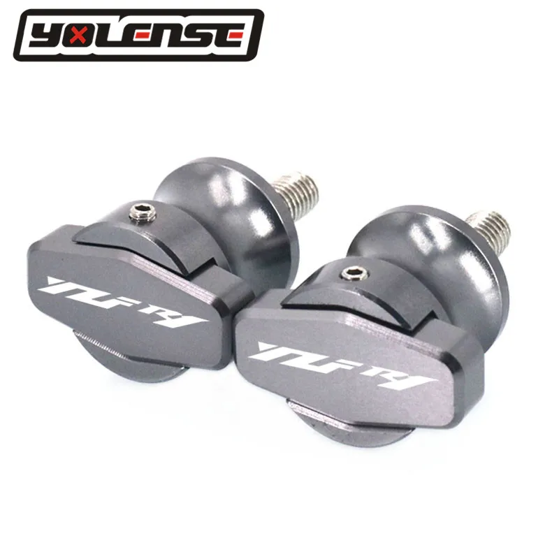 For YAMAHA YZFR1 YZF-R1 YZF-R3 YZFR3 YZF R1 R3 Motorcycle CNC M6 Swingarm Sliders Spools Paddock Stand Bobbins