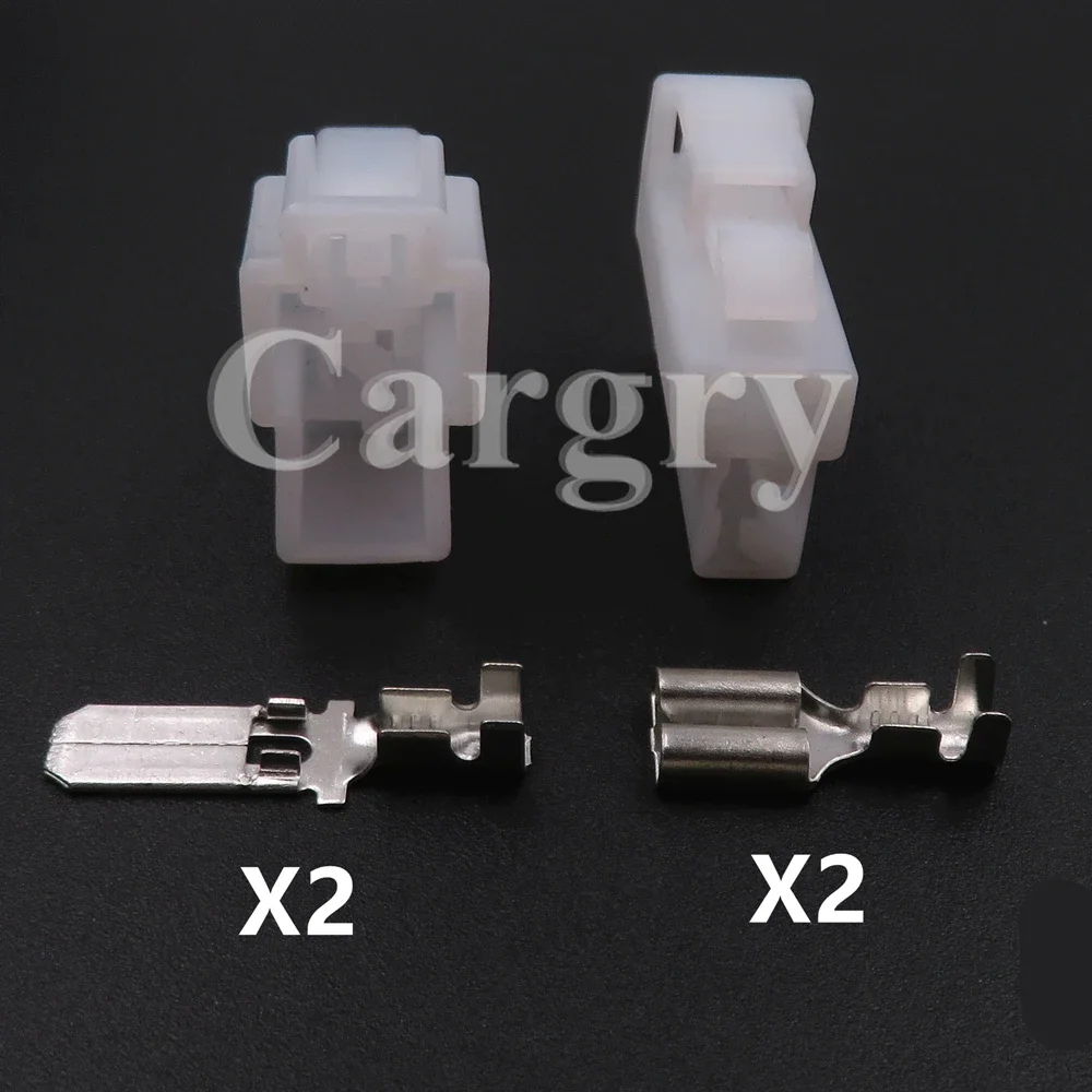 1 Set 2P 6070-2471 6070-2481 MG610043 AC Assembly Auto Unsealed Socket Car High Current Male Female Docking Connector - Detail 1
