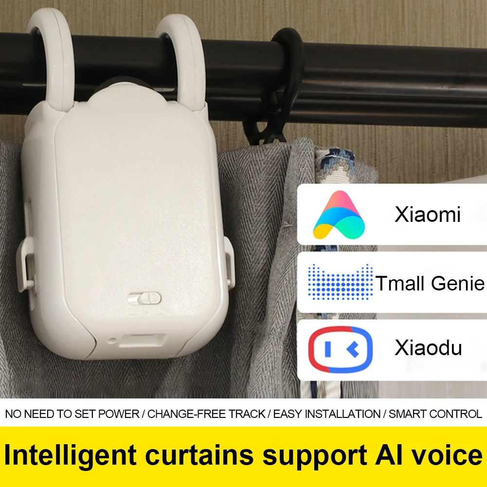 Smart Home Automatic Curtain Machine With Remote Control Support Mobile Phone App Control For Xiaomi,Tmall Genie,Xiaodu