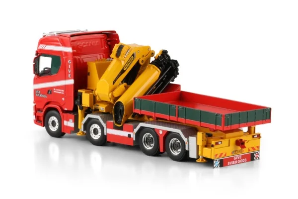 نموذج Diecast القابل للجمع WSI بمقياس 1:50 SCA-NIA CS20H 8X4، نموذج سبيكة للمركبات المثبتة على شاحنة جرار، GIVE 01-4686
