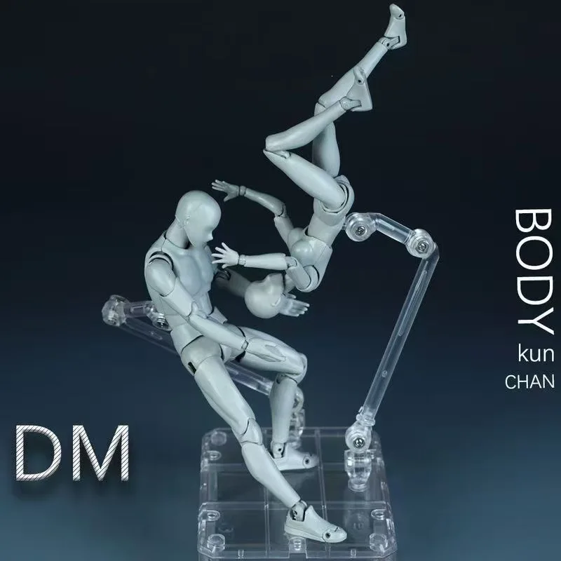 2D Anime Periphery SHF Male Female Body Model Painting Sketch Art Drawing Movable Action Figure Boxed Collectible Toy Ornament - view 4