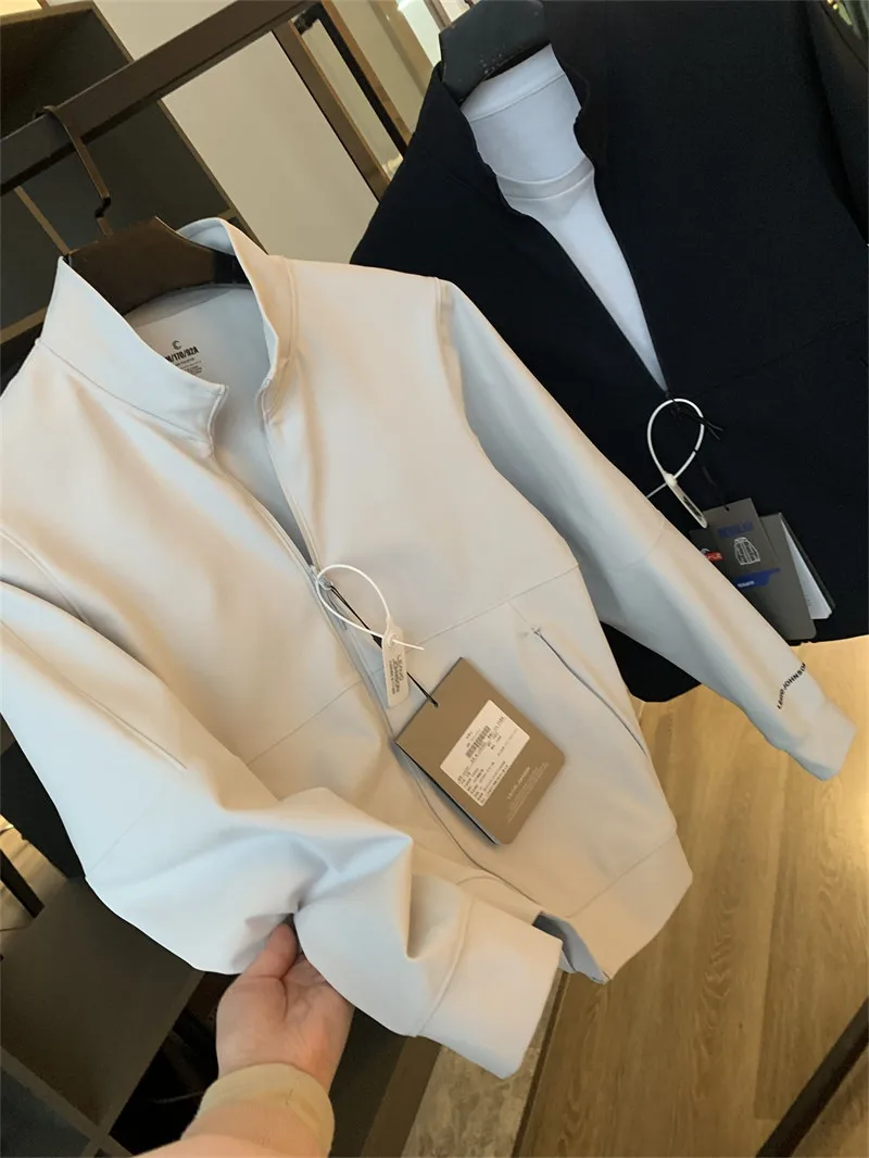 

Мужская элитная спортивная куртка, простая, универсальная и повседневная куртка с воротником-стойкой