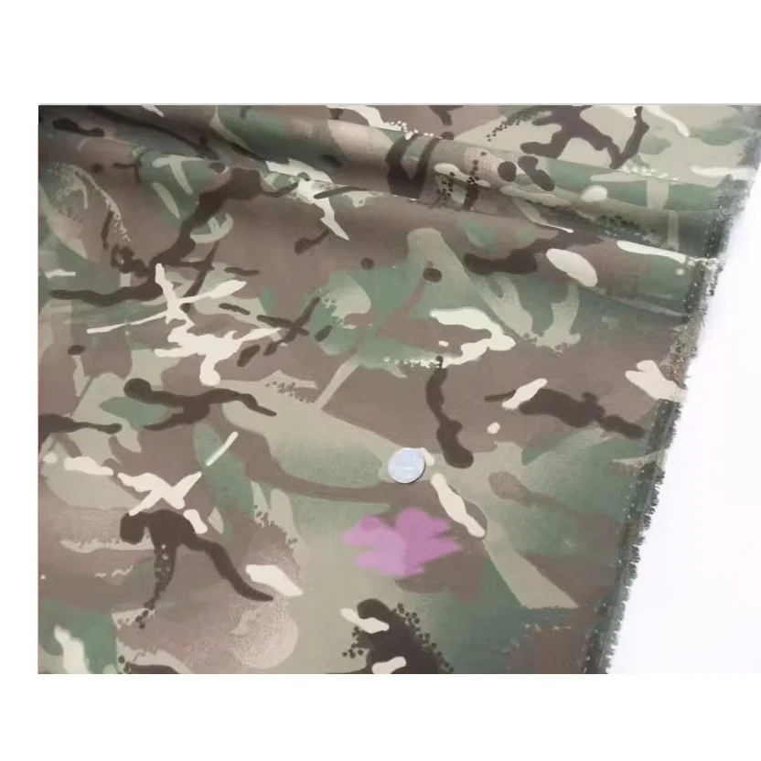 1.5 Meter Width British MTP Camouflage Fabric Cotton Twill Cloth Military Fans Tactical Garment DIY Material