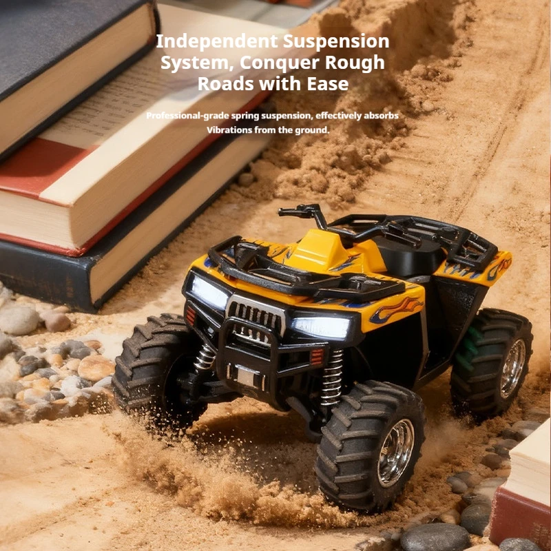 Nouvelle alliage RC plage tout-terrain moto Suspension quatre roues 2.4g télécommande avec application Mobile télécommande pour jouets pour garçons