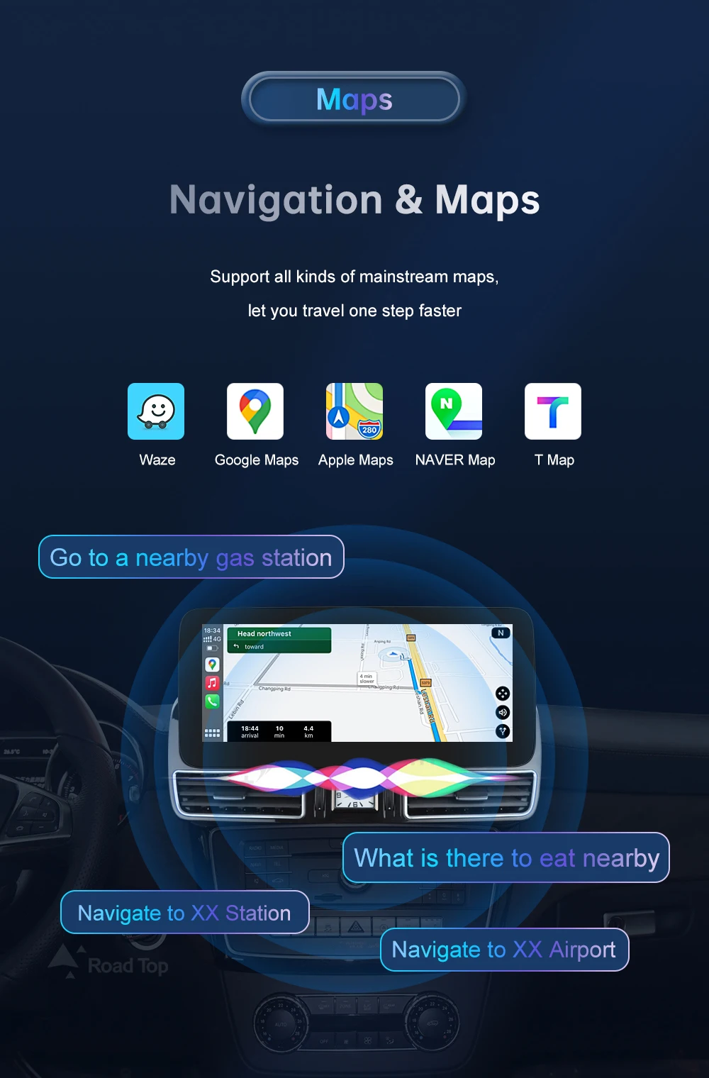 12.3'' Multimedia Display For BenzML W166 GL X166 GLE GLS 2012-2018 Touch Screen Wireless Carplay Navigation Android Auto