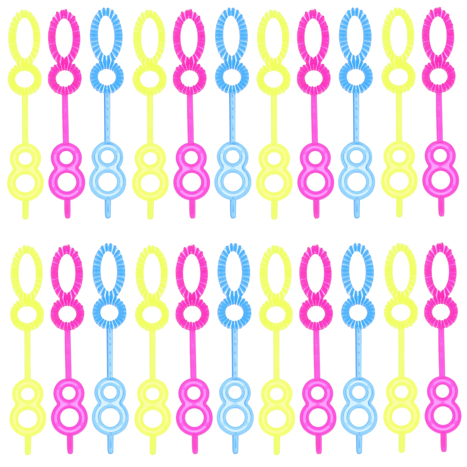 100Pcs Creative Bubble Blower Stick Funny Bubble Making Wands Interesting Bubble Maker Toys for Children Kids Teens (Random Colo