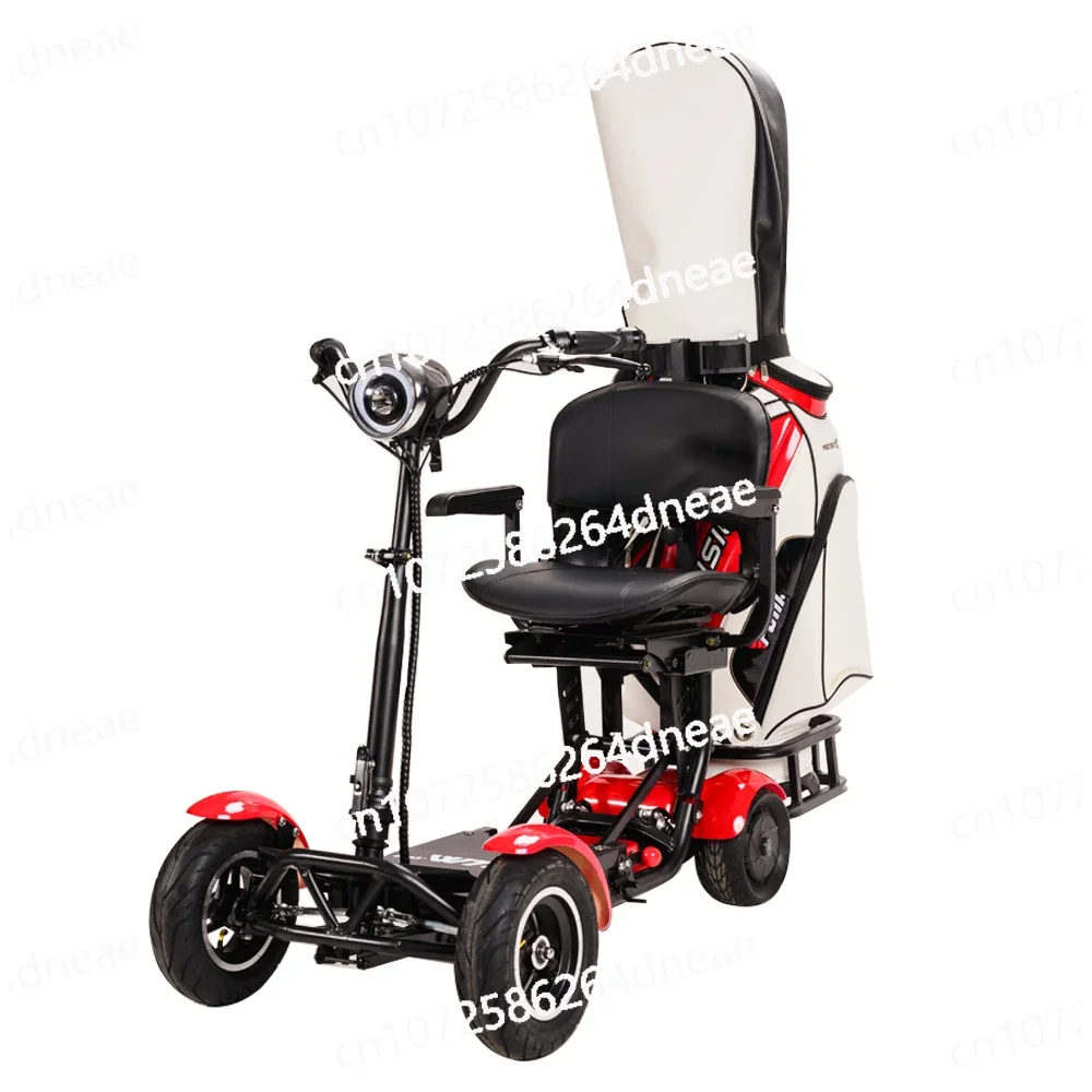 

Электрический мобильный скутер, инвалидные коляски для пожилых людей, новая 4-колесная складная тележка для гольфа с толстыми шинами для взрослых
