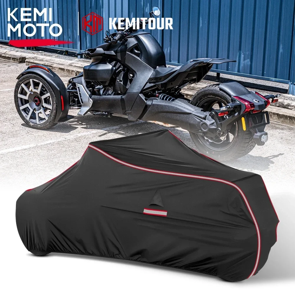 

Full Cover On-Road KEMIMOTO for Can-Am Ryker 600 900 Sport Ryker Rally Edition Outdoor UV Waterproof Windshield Protection Cover