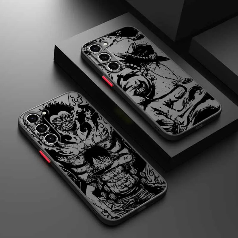 Anime One Piece Handyhülle für Samsung A73 A72 A56 A55 A54 A53 A36 A34 A33 A32 A31 A26 A25 A24 A23 A22 A21 – Weiche Schutzhülle