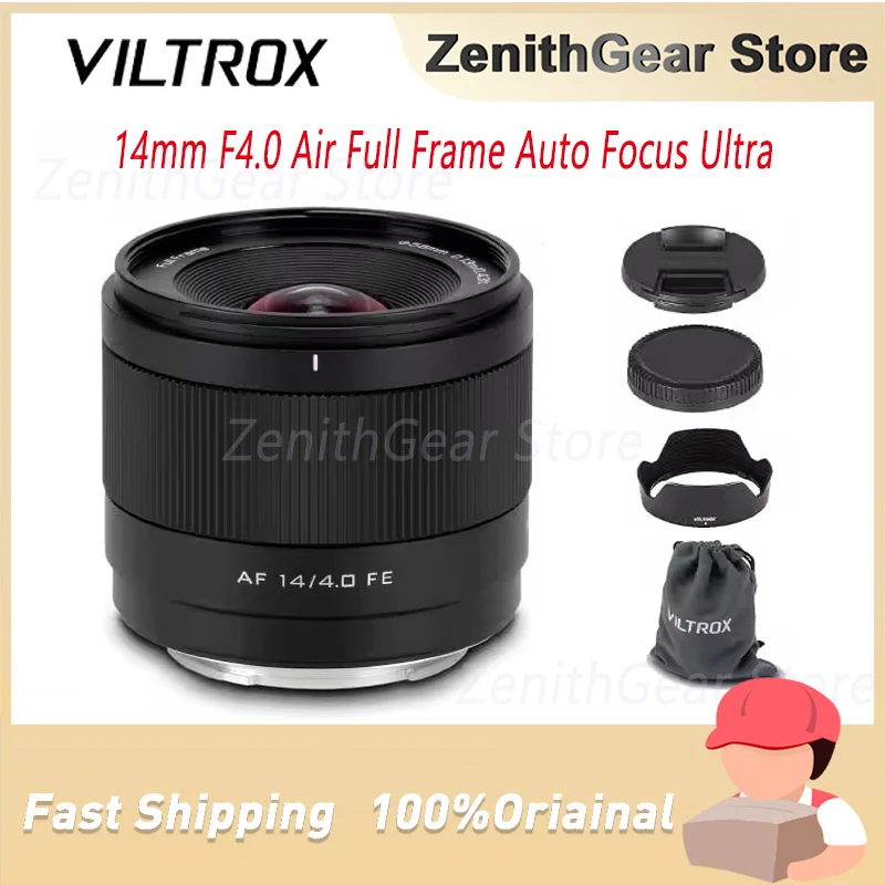 

VILTROX AF 14mm F4.0 Air Full Frame Auto Focus Cameras Lens Wide Angle For Sony E Nikon Z Mount Mirrorless Cameras Lightweight D
