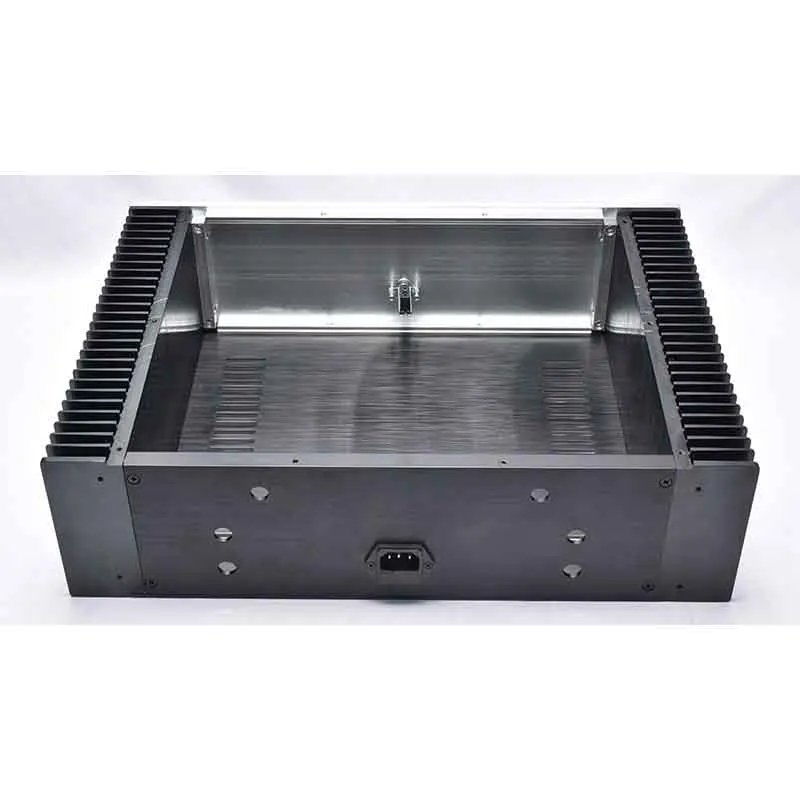 KYYSLB 430*120*310MM BZ4312 All Aluminum Amplifier Chassis Empty Box Enclosure Diy Class A Home Audio Sound Amplifier Case