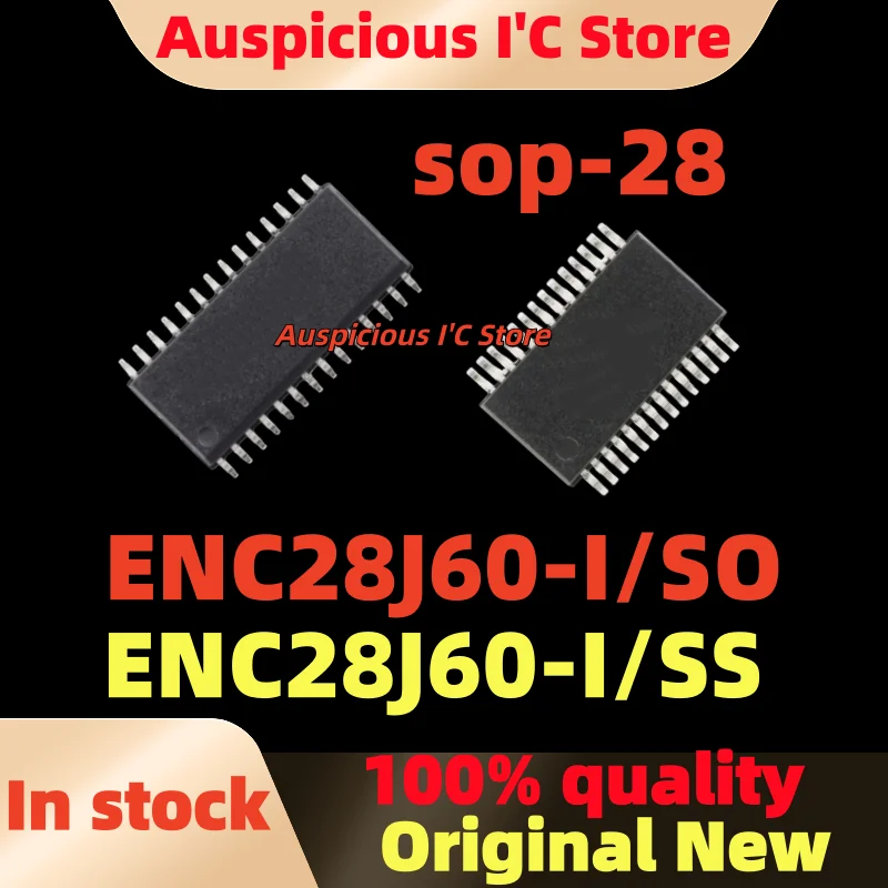 

(10-50pcs) Brand new ENC28J60-I/SO ENC28J60-I/SS ENC28J60 I/SS ENC28J60 I/SO sop28