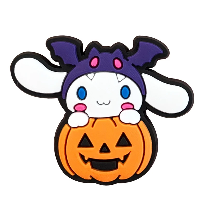 Miniso Halloween Cartoon Schoen Bedels Voor Klomp Armbanden Decoratie Hello Kitty Sanrio Halloween Serie Horror Snoep Bedels