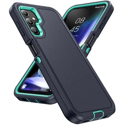 Funda para Samsung Galaxy A15, A14, A13, A04S, A54, A53, 5G, 4G, resistente, 3 en 1, a prueba de golpes, antiarañazos, resistente, con cubierta completa