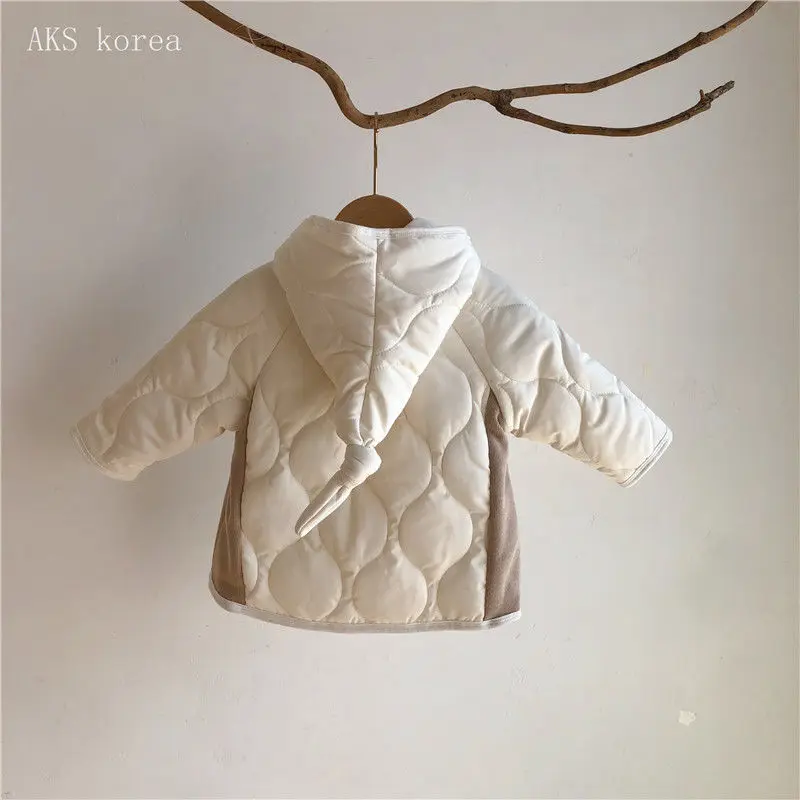 Children Winter Clothes Boys and Girls Coat Jackets Fashion Simple Spring and Autumn Cotton Solid Outerwear Coats for Kids