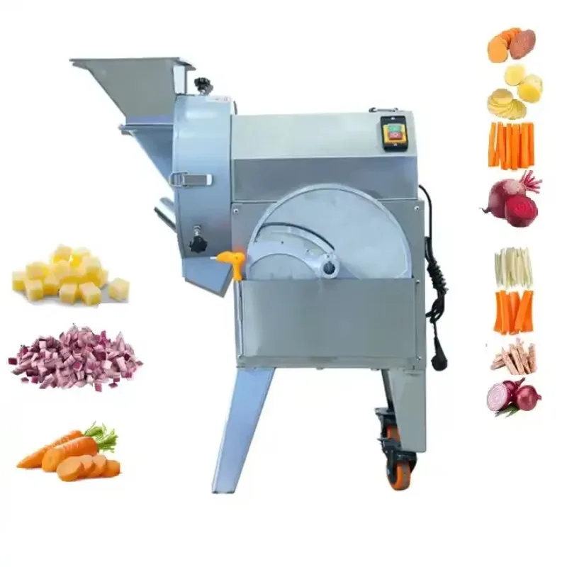 Vegetable Cutter Machine Multifunction Industrial Slicer Shredder Electric Dicing Machine