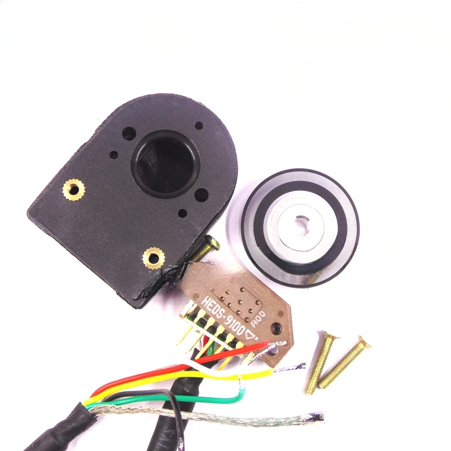 Industrial Encoder HEDS-9100#B00 Two Channels 1000 Lines Read Head + Code Wheel + Shell + Line Complete Set