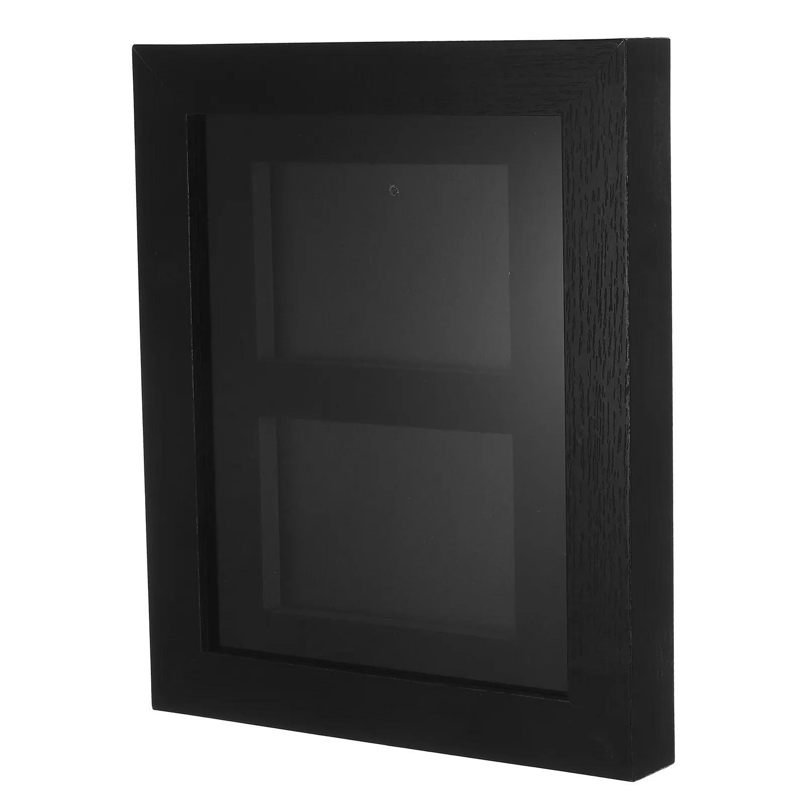 2 Grids Wall Mounted Trading Card Display Frame Case Sports Card Collection Holder Photo Frames Exhibits Champion Card Rack