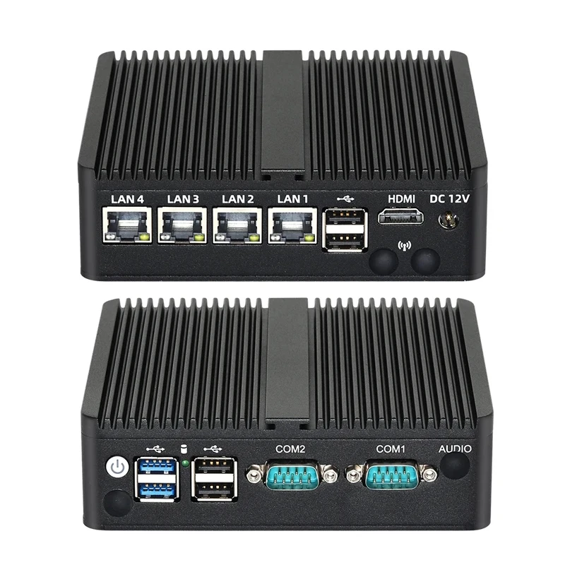 

Мини-роутер Intel Celeron J4125 без вентилятора, 4xIntel i225/i226 2,5G LAN COM pfSense