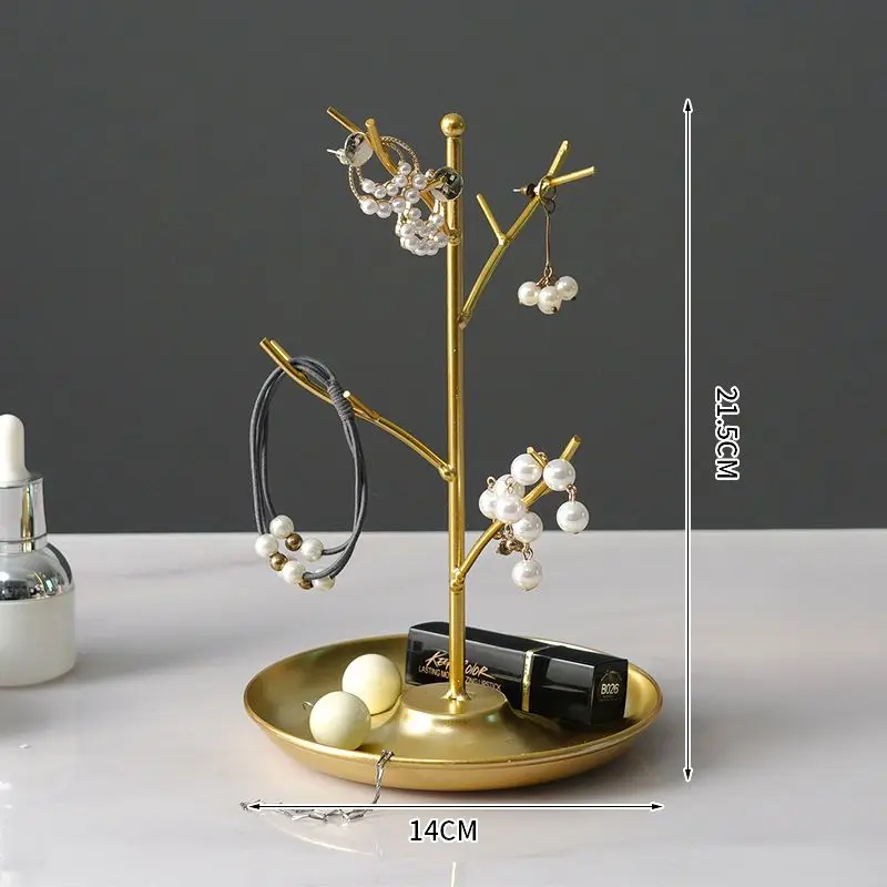 Creative Jewelry Stand Nordic Display Racks Tree Shaped Home Multi Functional Wall Hanging Earrings Necklace Dress Organization