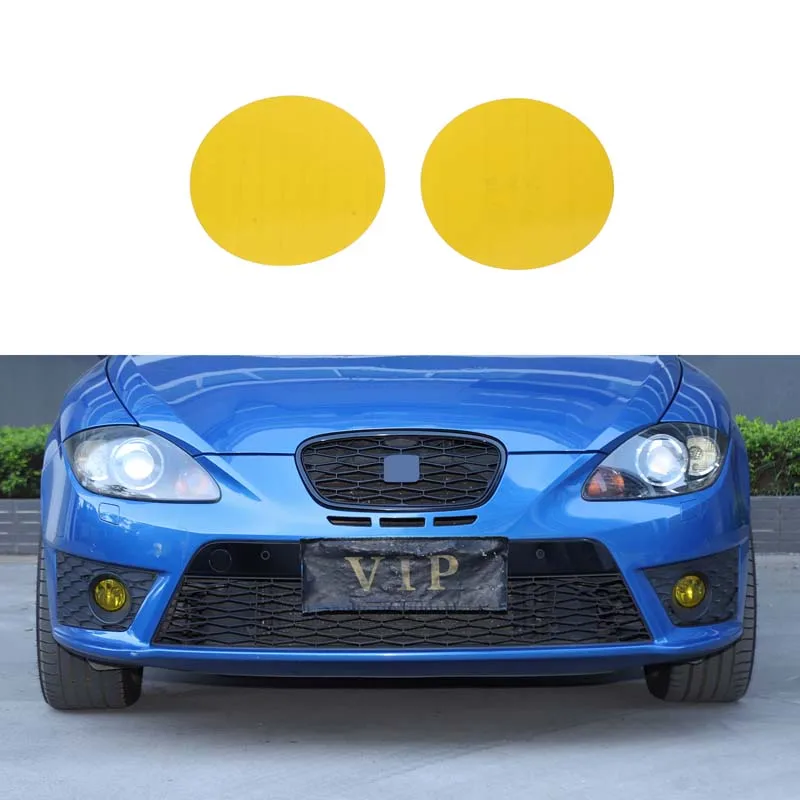 For Seatrayon 2008 2009 2010 2011 2012 Front fog lamp film Automobile fog lamp tone stickers High quality PVC Auto parts Yellow