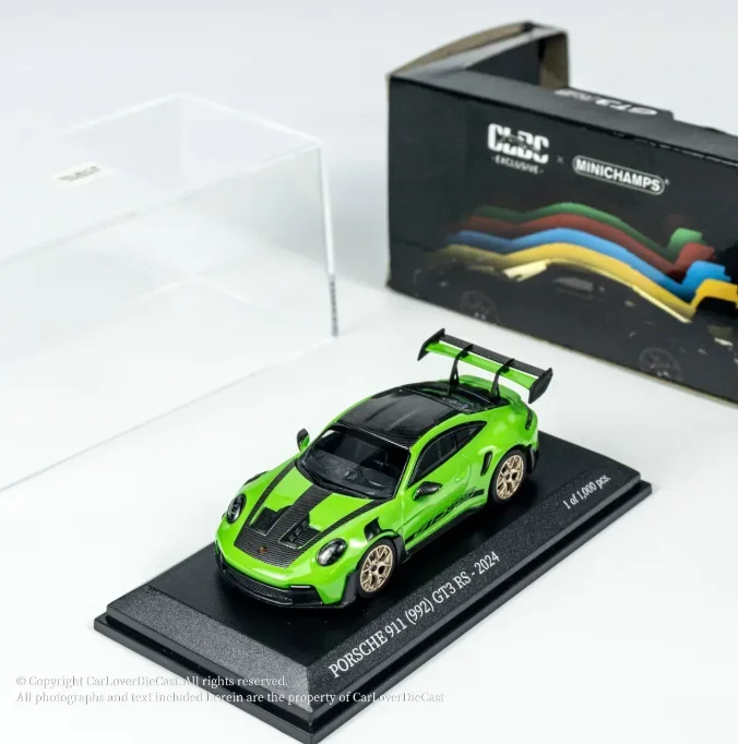 MINICHAMPS 1/64 Porsche 911 (992) GT3 RS Die-Cast Car Model
