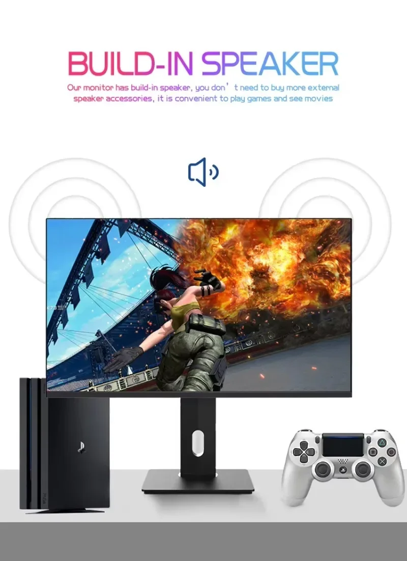 Monitor DisplayPC 3840*2160P 27 polegadas 4K para jogos/design