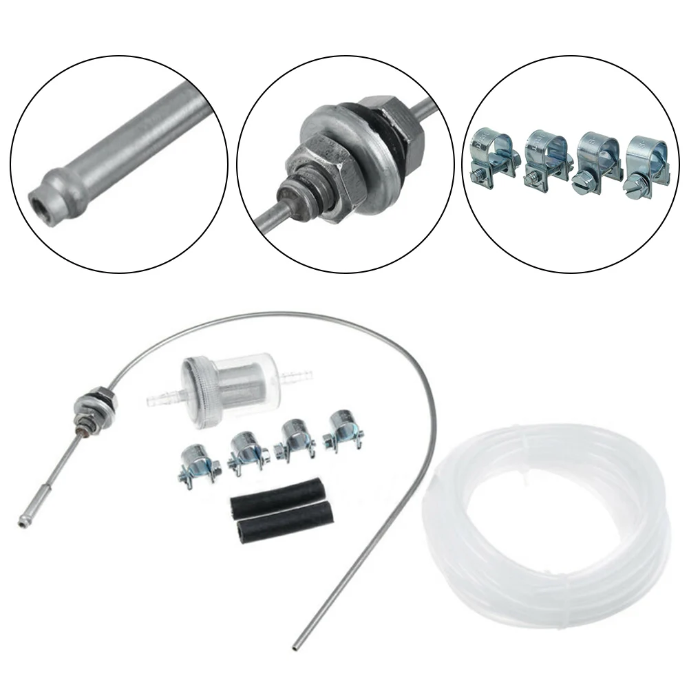 For Webasto Fuel Tank Standpipe Kit for Diesel Heaters Up to 4KW Includes Pipe Filter Hoses & Clips for Easy Setup