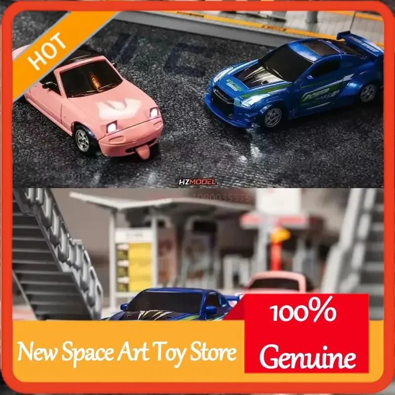 RC Drift Car with Gyro 1:43 Scale MX5 4WD Full Proportional Control 60 Minutes Runtime Realistic Racing Model Car Toy